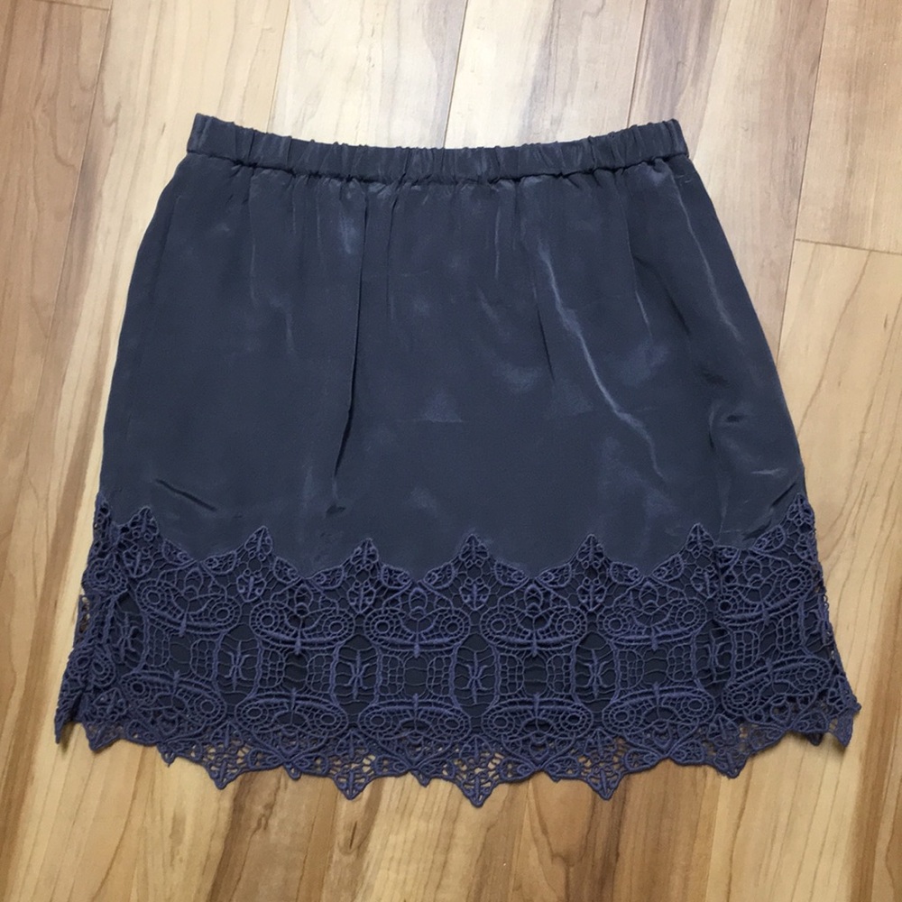 Dark purple skirt
